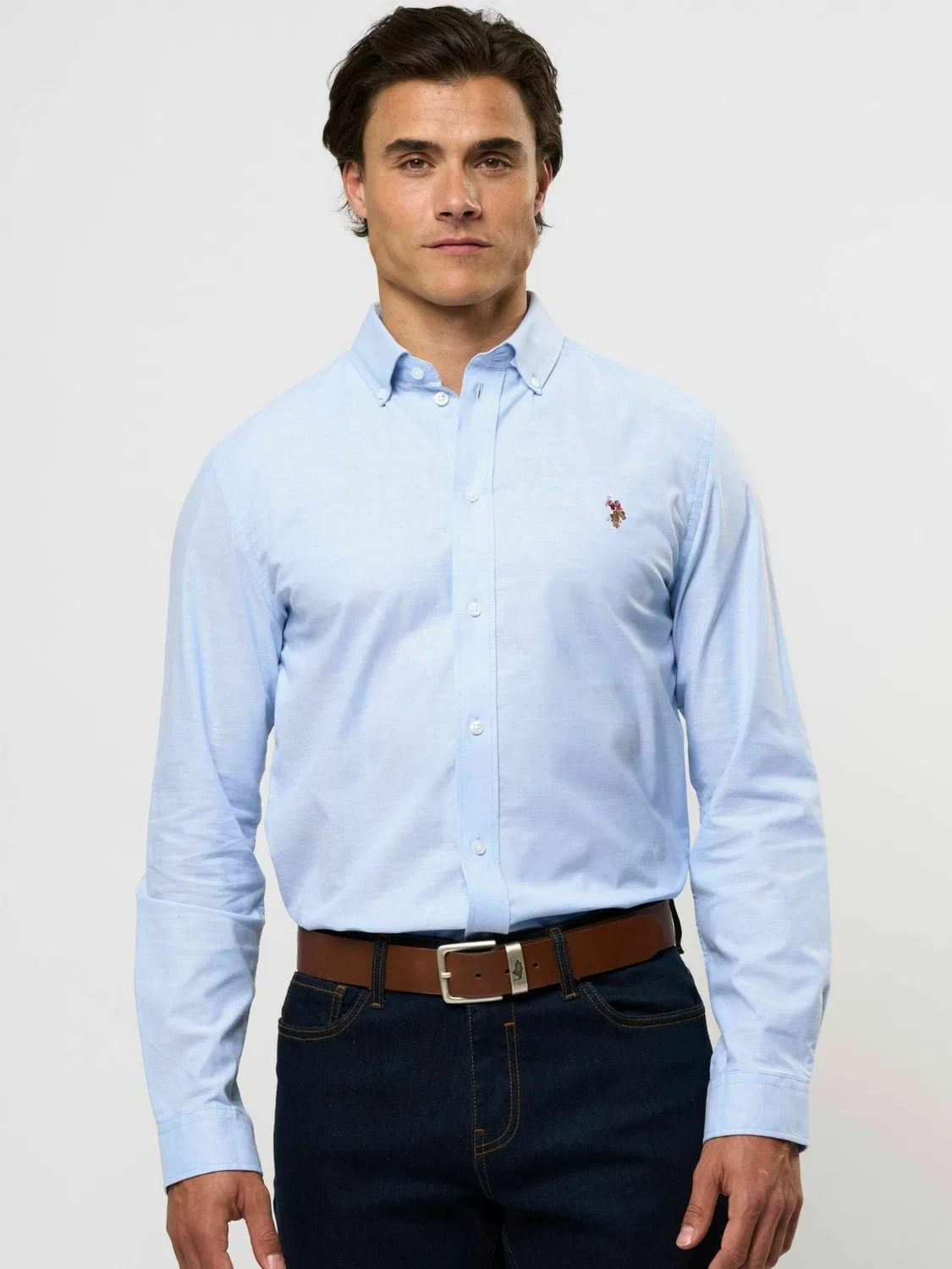 Рубашка на пуговицах стандартного кроя ' Esmar 2-Pack ' U.S. Polo Assn., White — фото 3