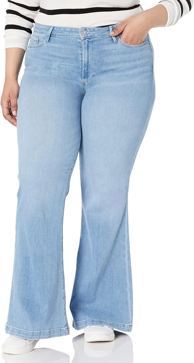 

PAIGE Женские джинсы Genevieve Fog Luxe Coating