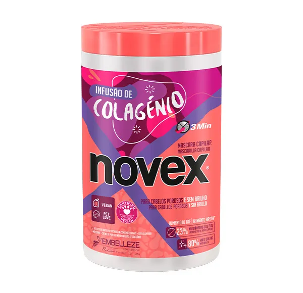 

Маска для тонких волос Infusión De Colágeno Novex, 1.000 g