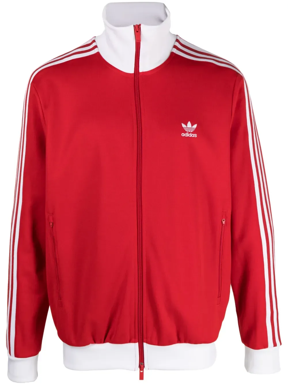 Толстовка Beckenbauer Adicolor на молнии Adidas, красный