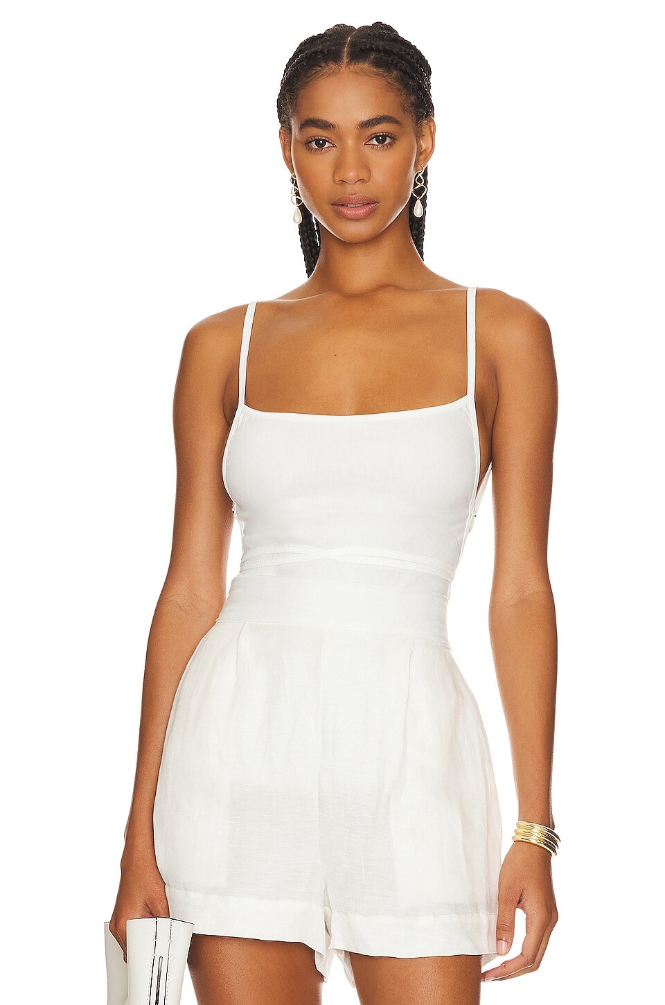 

Топ Anemos The K.M. Wrap, белый