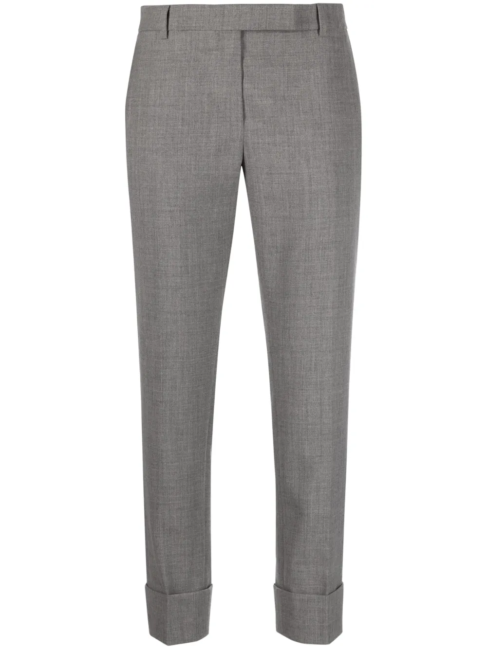 

Укороченные брюки строгого кроя THOM BROWNE, серый