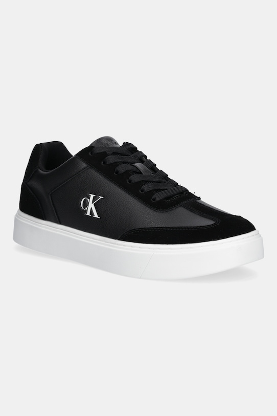 

Кожаные кроссовки CLASSIC CUPSOLE LACEUP WT MIX Calvin Klein, черный