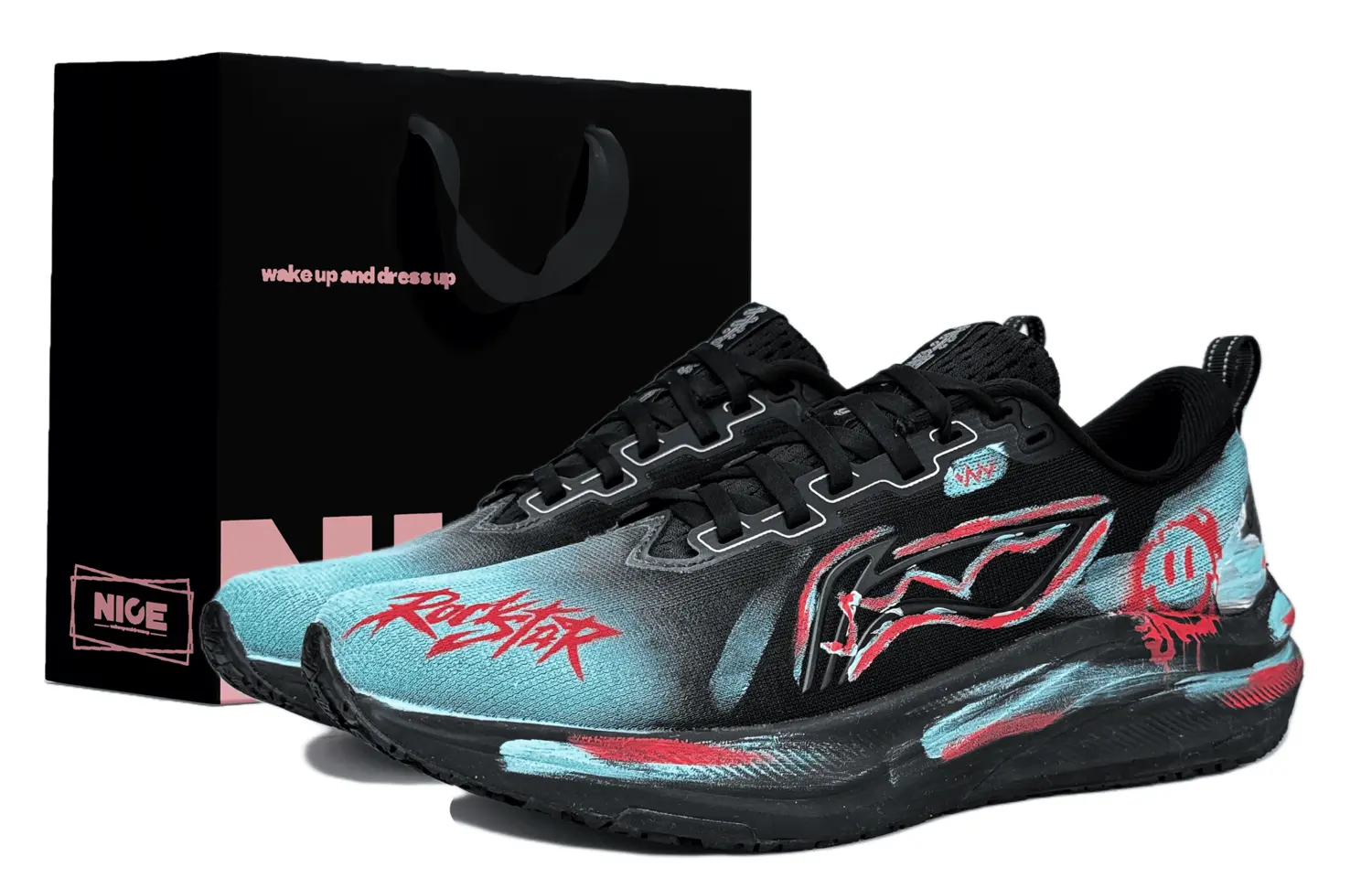 

LINING Кроссовки мужские Red Hare 8 с низким верхом, розовые