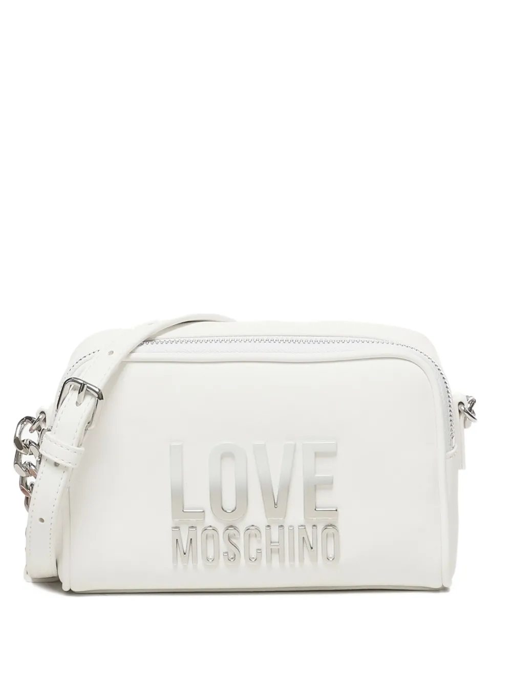 

Сумка на плечо с логотипом Love Moschino, белый