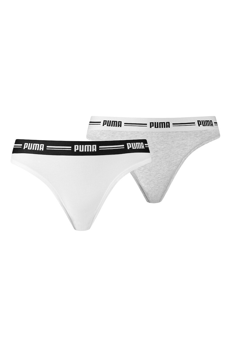 

Стринги с модалом и хлопком - 2 пары Puma, белый