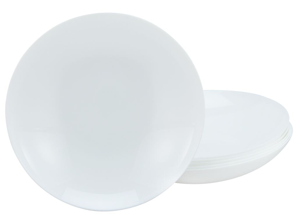 

CreaTable, 19196, Италия Party White, многофункциональная тарелка 6 шт, стекло