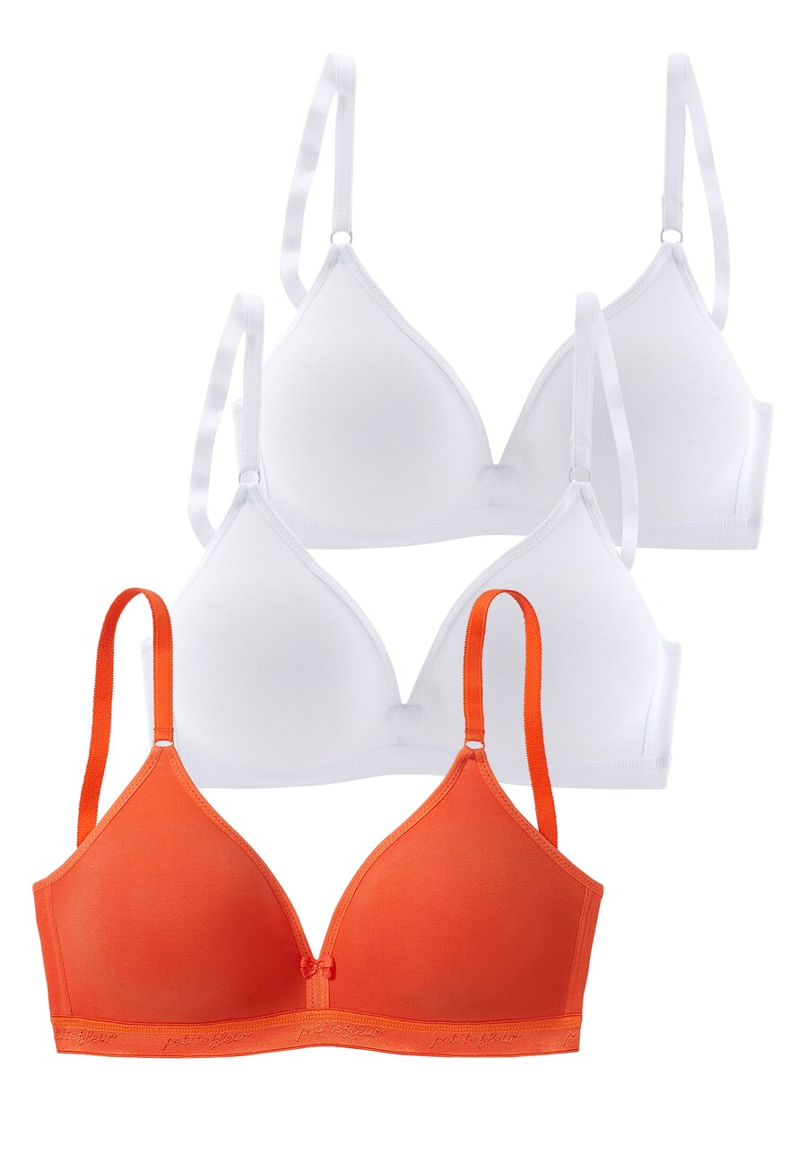 

Треугольный бюстгальтер PETITE FLEUR, цвет Orange/Light orange