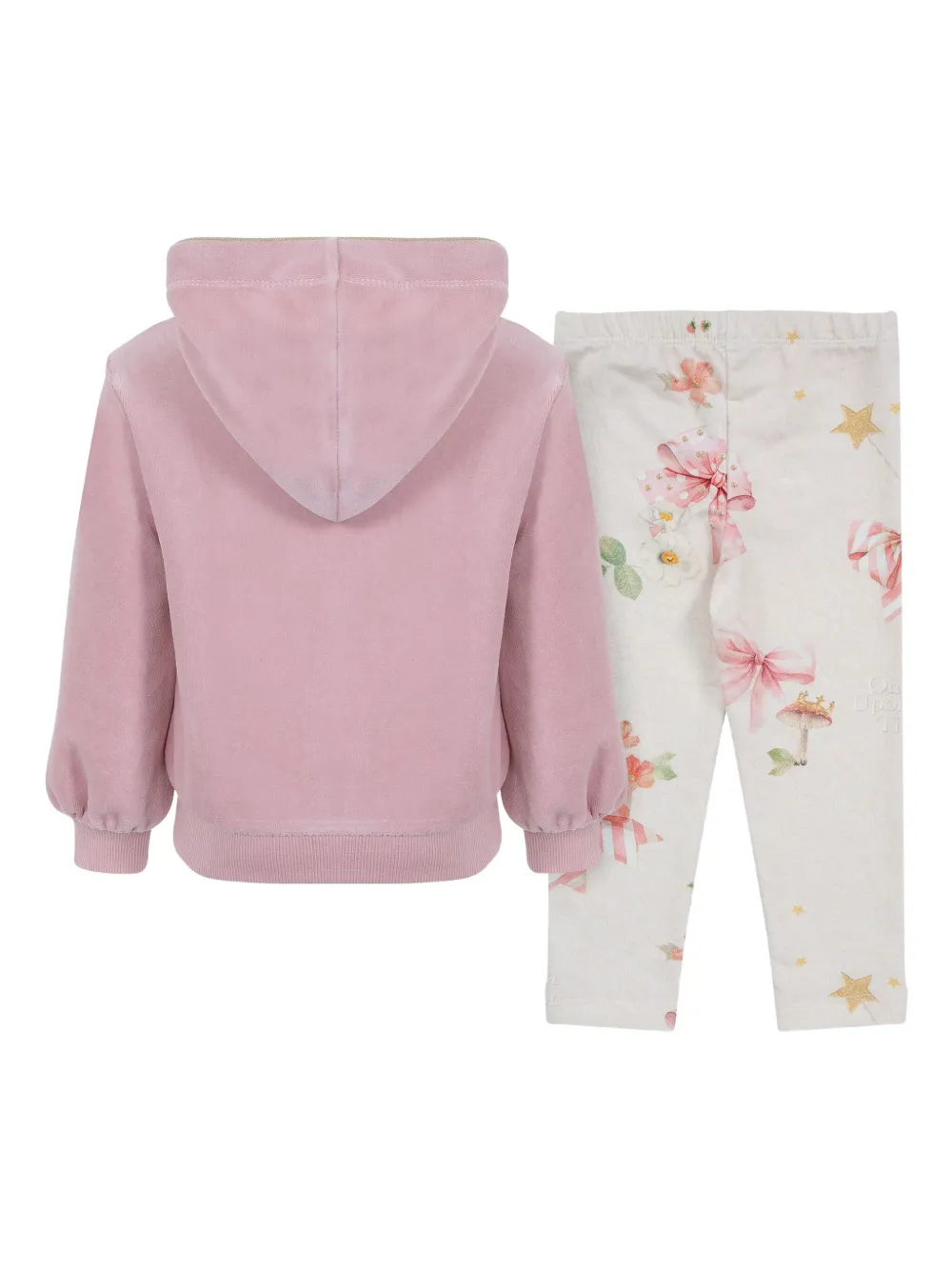 Спортивный костюм с принтом Lapin House, розовый — фото 2
