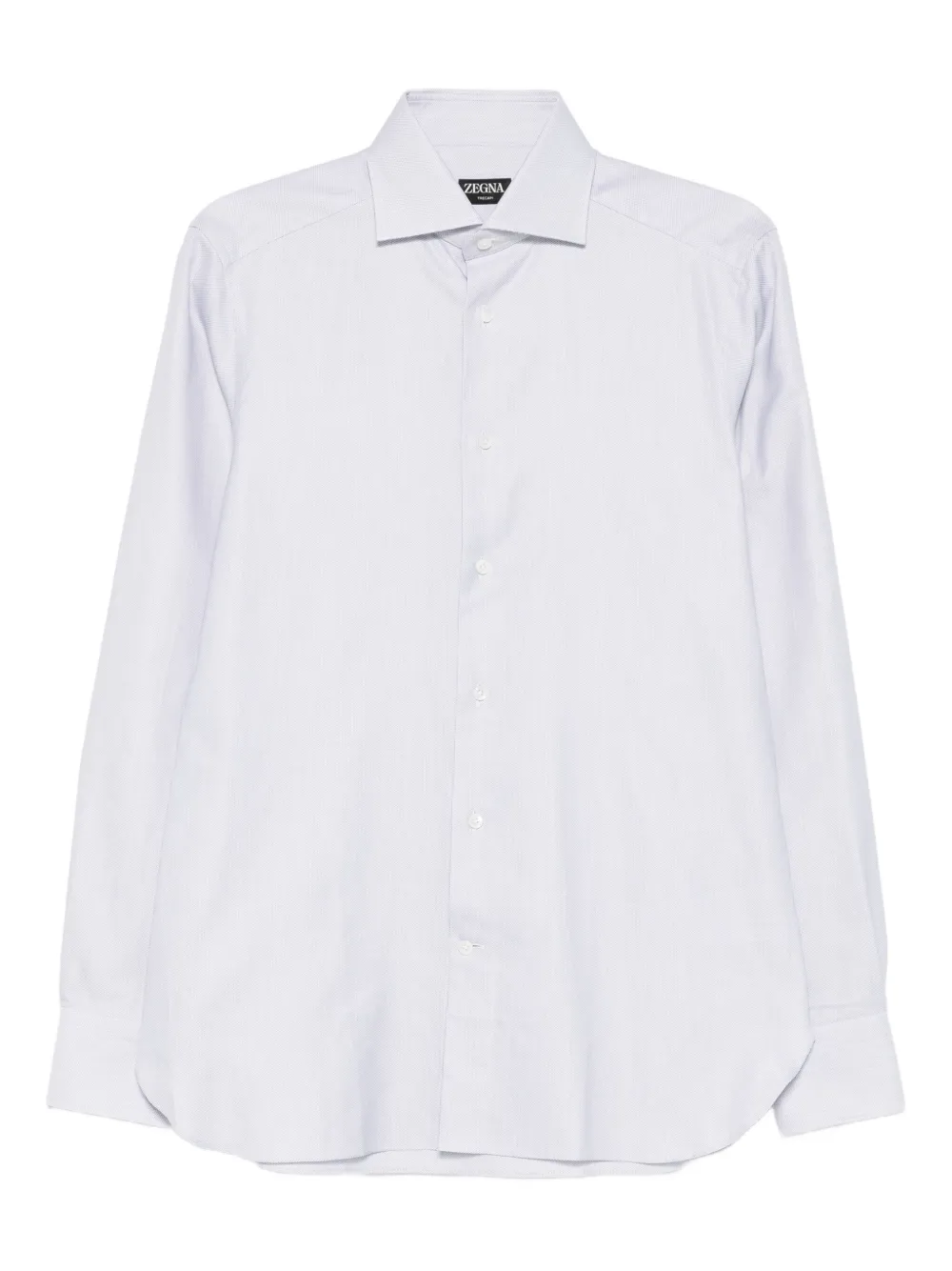 

Хлопковая рубашка Zegna, фиолетовый