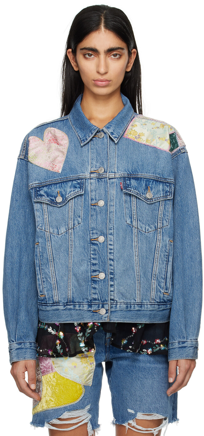 

Синяя куртка Levi's Edition Anna Sui