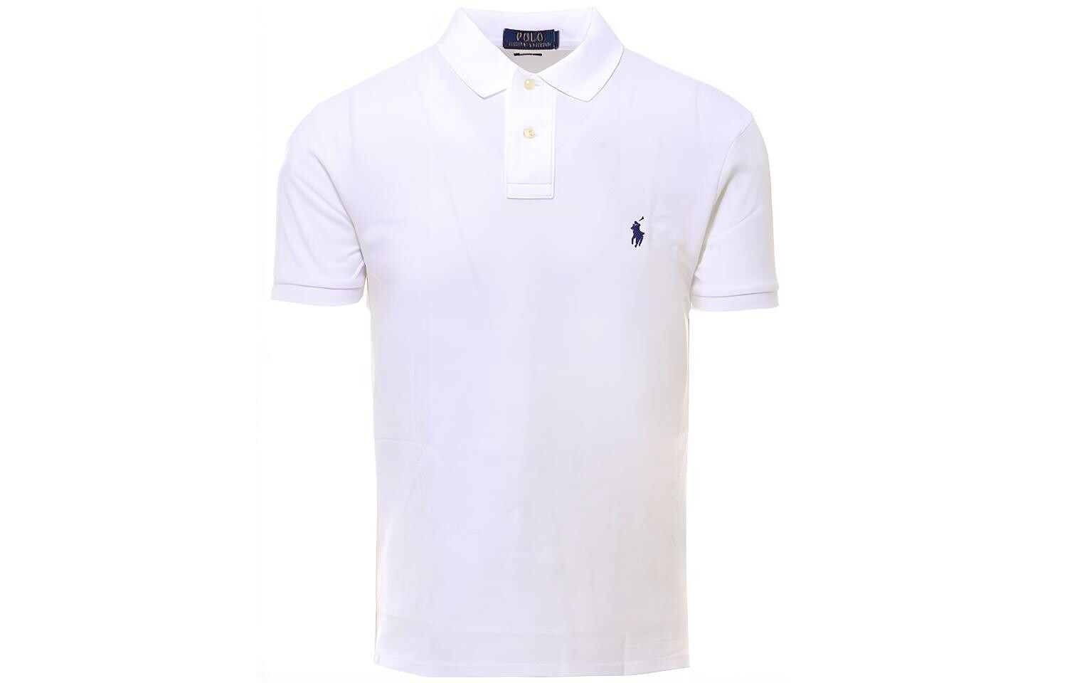 

Классическая рубашка-поло с вышитым логотипом Polo Ralph Lauren, Белый