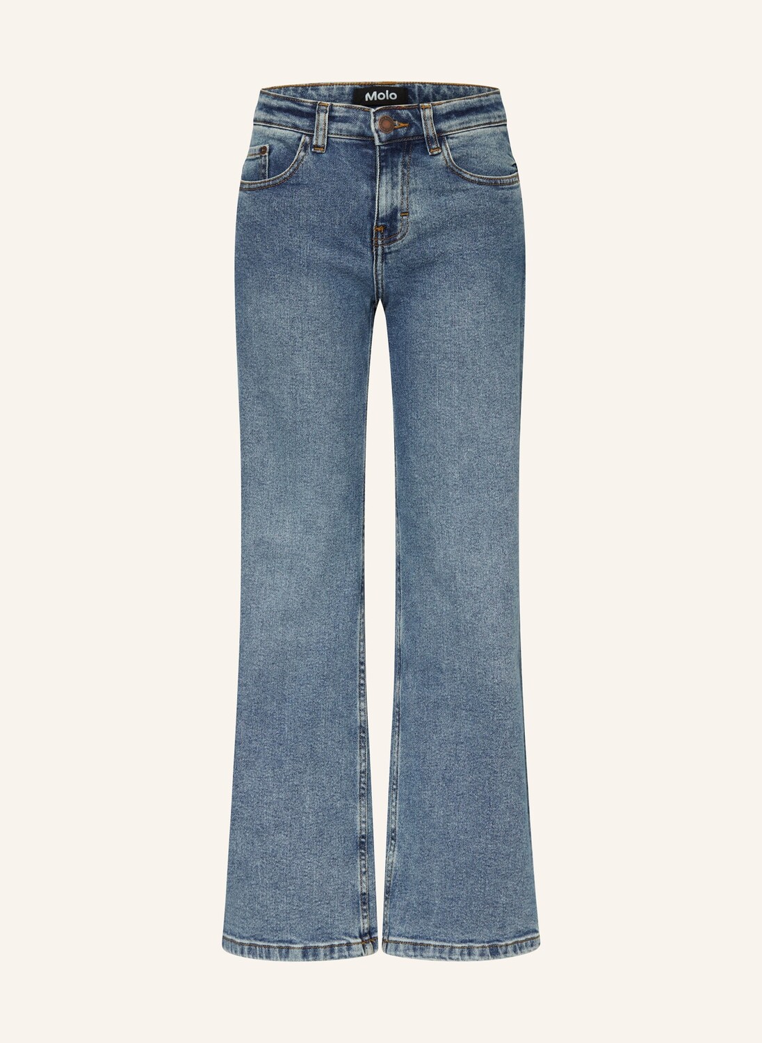 

Джинсы asta прямого кроя molo, цвет 1106 worn denim