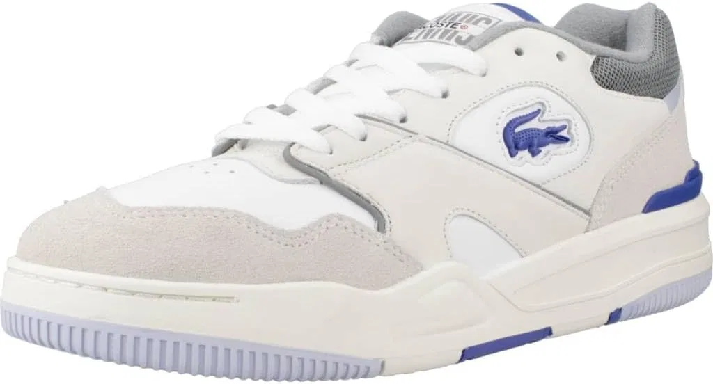 Кроссовки Lacoste Lineshot 124 2 SMA для мужчин, низкие, Wht Lt Blu 1T3