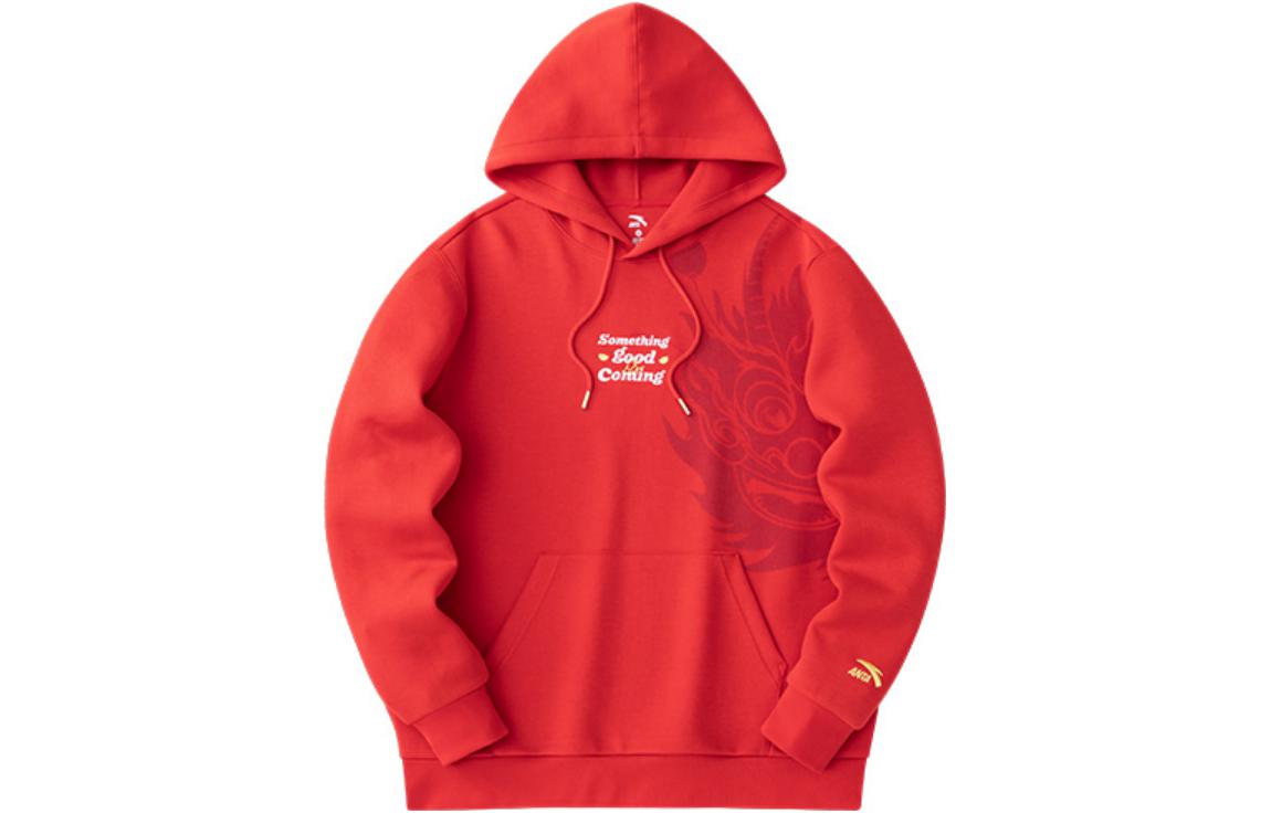 

Свитшот Anta Life Collection мужской насыщенный красный