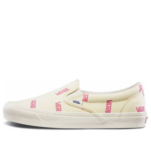 

Кроссовки classic slip-on lx canvas 'multi logo rutabaga' Vans, белый