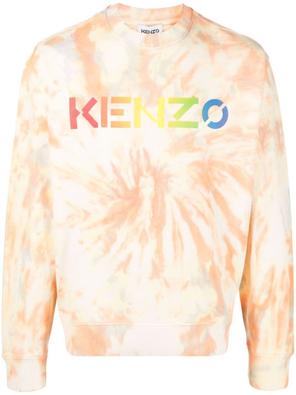 

Kenzo толстовка с принтом тай-дай и логотипом, оранжевый