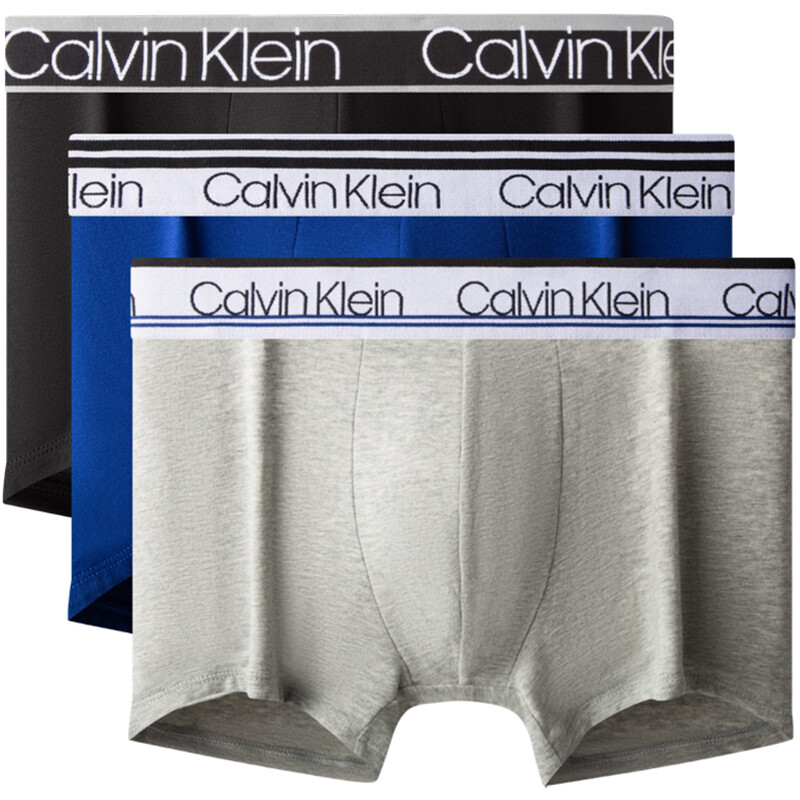 

Calvin Klein Мужские боксеры, цвет 9NP - Space Black/Coconut Grey/Eagle Blue