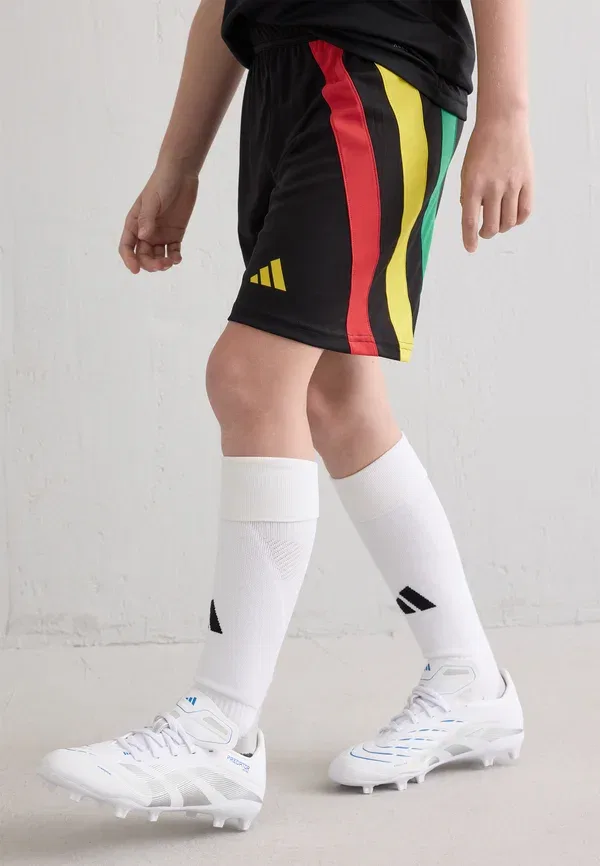 Шорты спортивные Adidas Performance Fortore 23, черный, командный колледж красный, командный желтый, командный зеленый