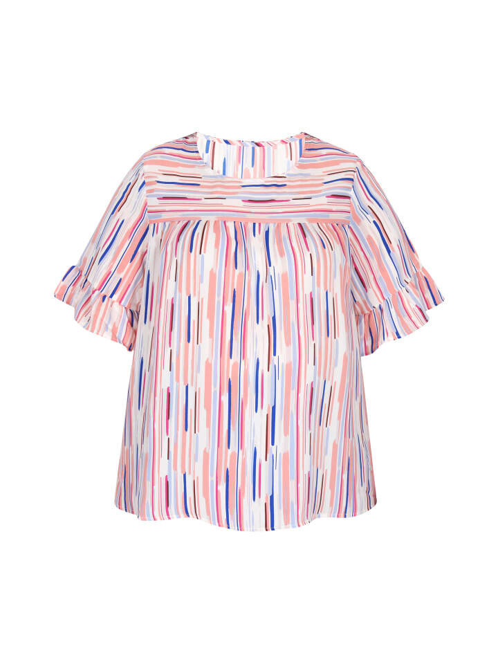 

Блуза Usha Plus Size Blouse, цвет white stripe