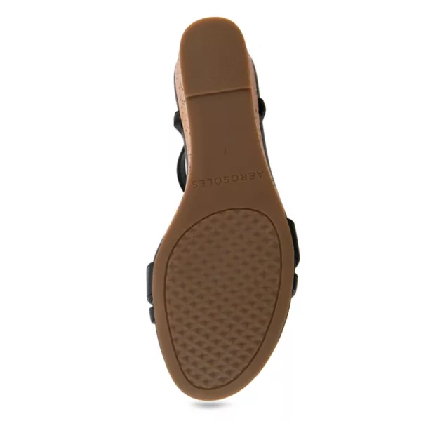 Женские босоножки на танкетке Witt Aerosoles, цвет black cork — фото 4
