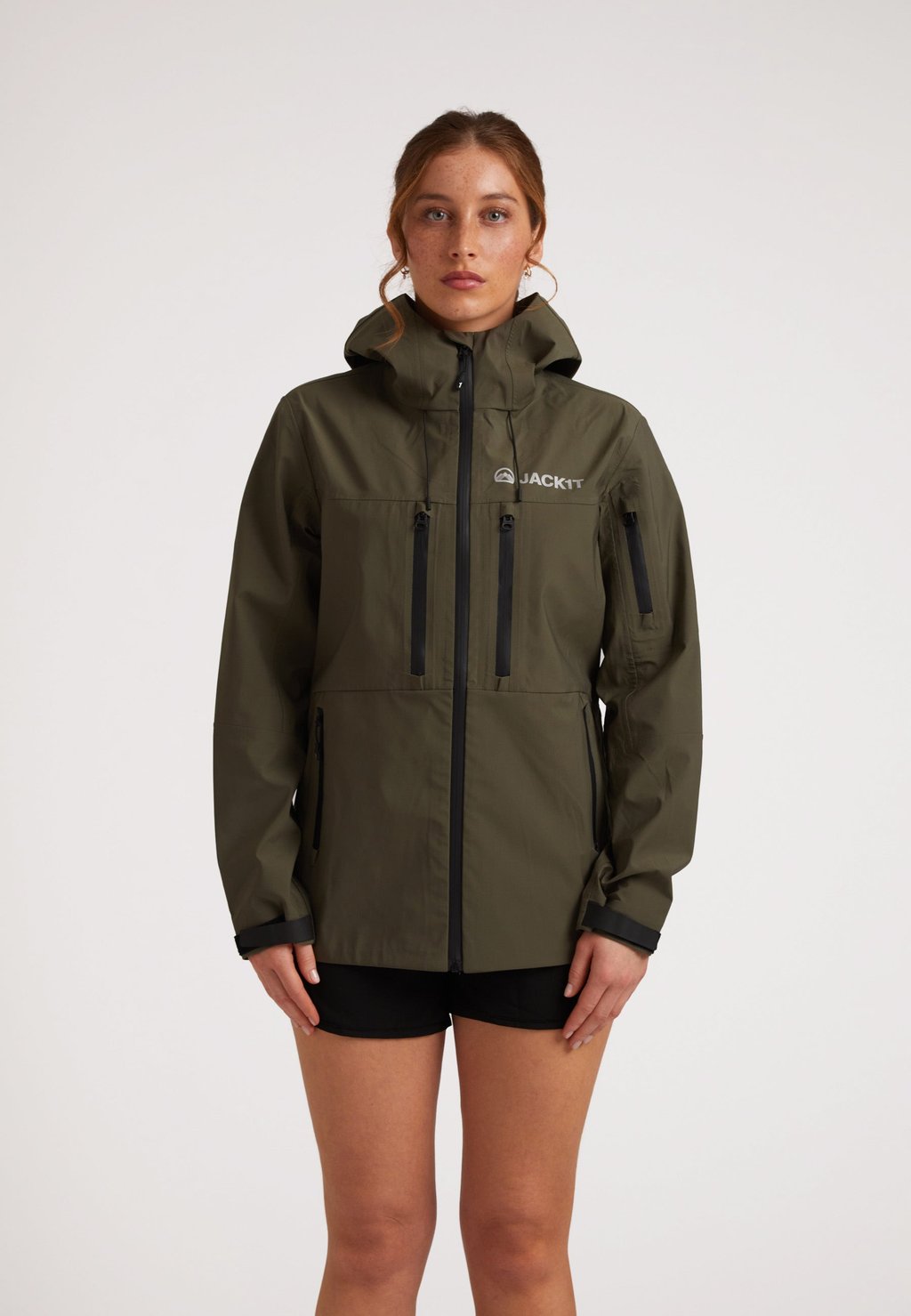 

Водонепроницаемая куртка LITHIUM HOODED WATERPROOF JACK1T, оливковый