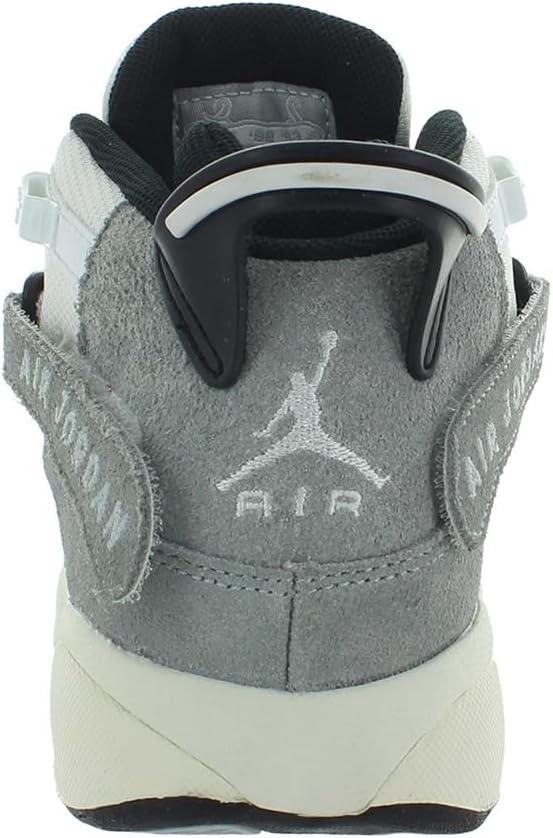 Детские кроссовки Nike Jordan 6 Rings, белый/черный/серый/светло-серый — фото 3