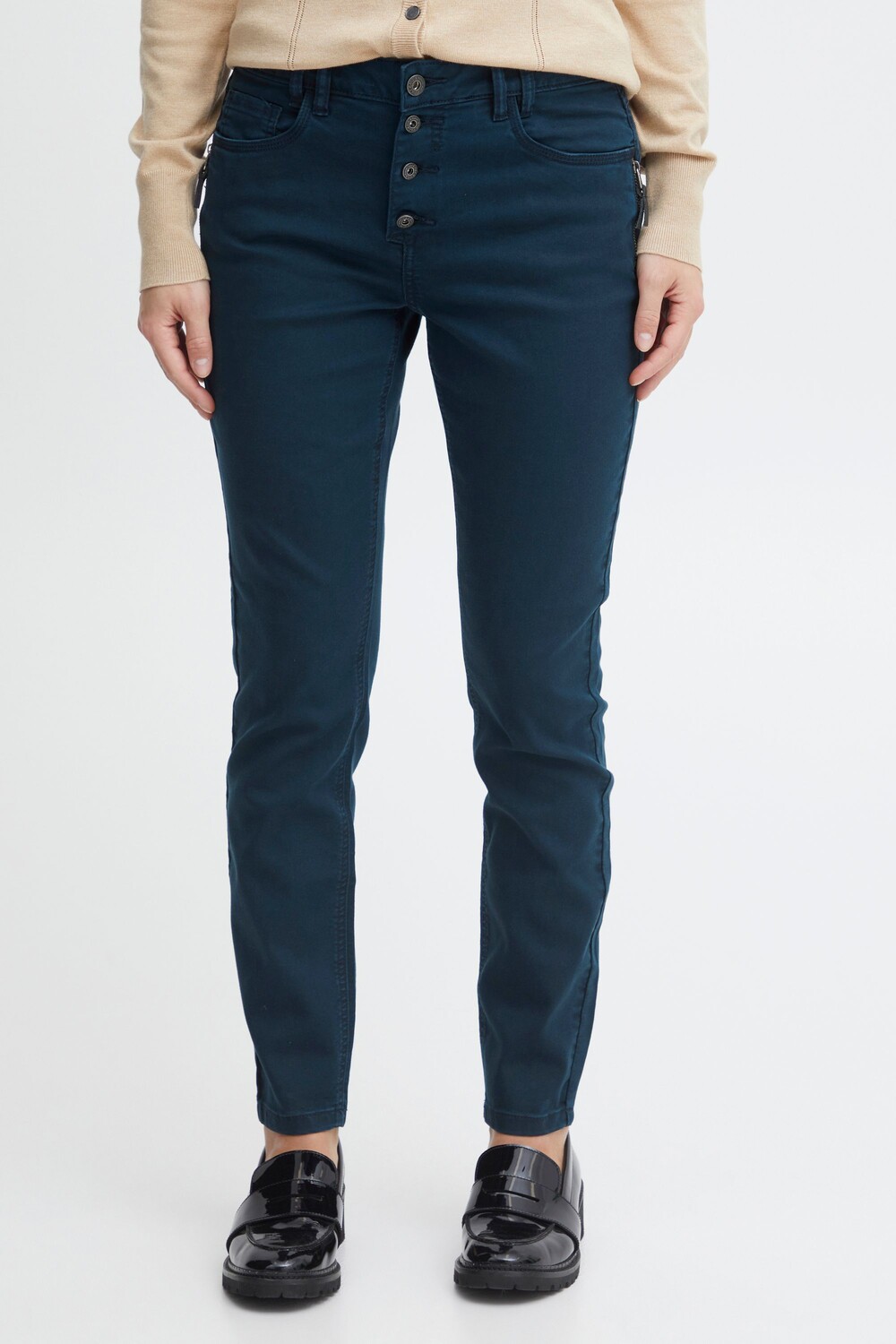 

Брюки PULZ Jeans Skinny fit Jeans PZVIBA HW Pants 50207251, синий