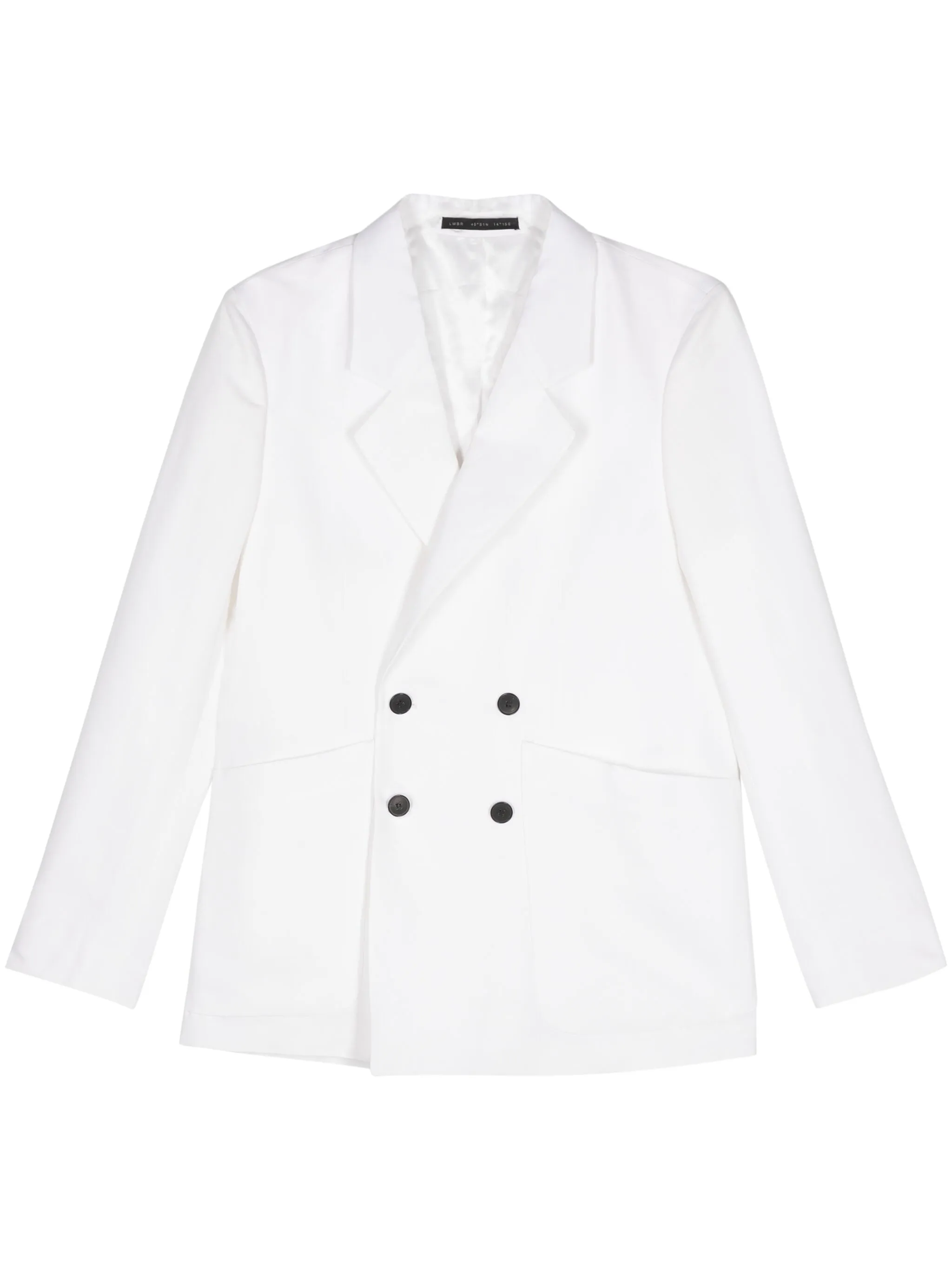 

Двубортный пиджак Low Brand, белый