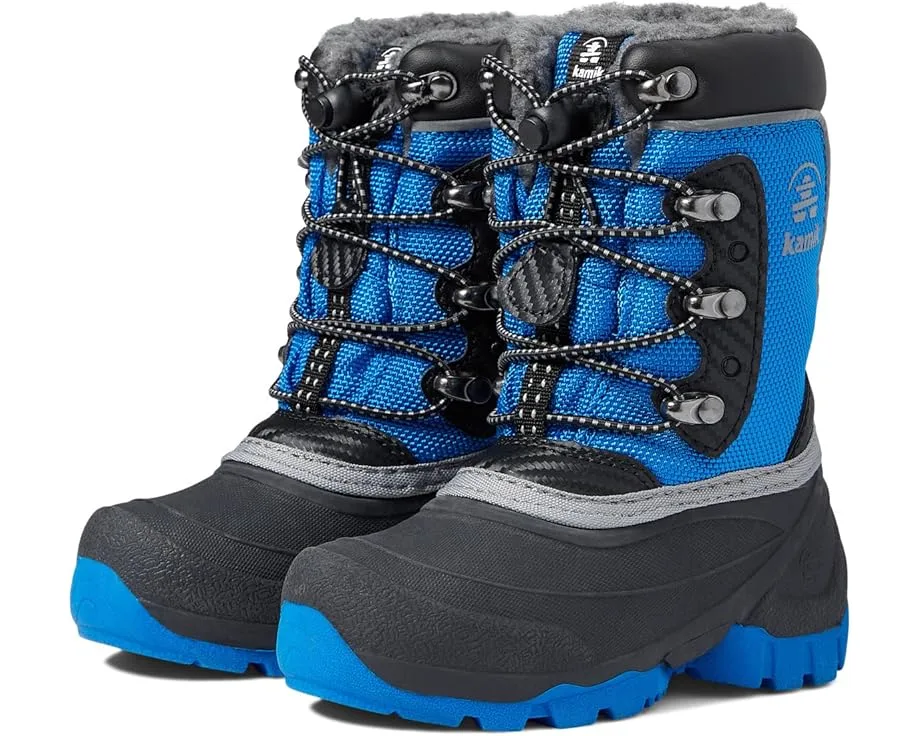 Ботинки Kamik Kids Luke (Toddler/Little Kid/Big Kid), Black/Blue