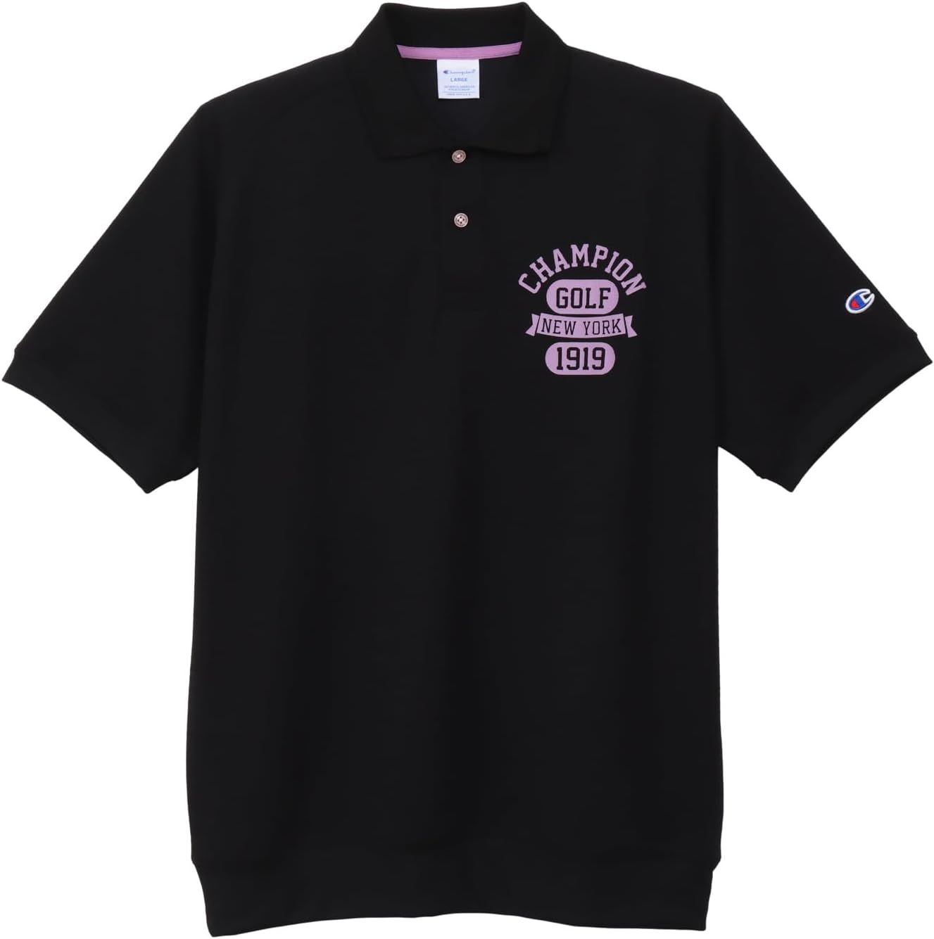 

Мужская поло-рубашка Champion Golf с коротким рукавом, быстросохнущая, с защитой от УФ-излучения, дышащая, с графическим логотипом, черный
