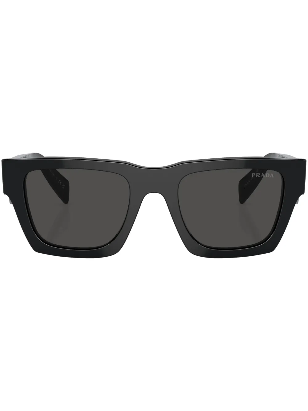 

Солнцезащитные очки в квадратной оправе с логотипом Prada Eyewear, черный