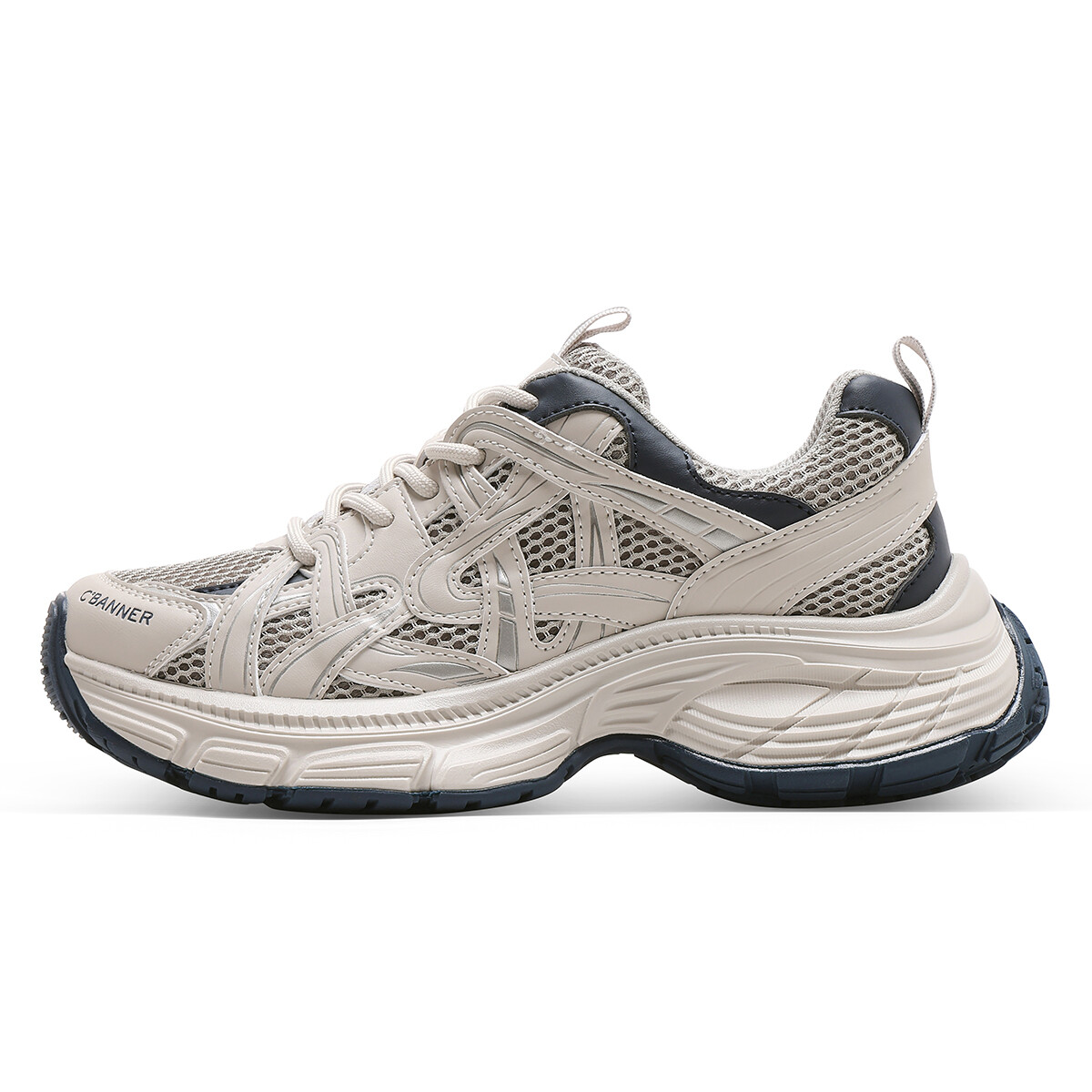 

Кроссовки C°BANNER Chunky Sneakers Women's Low-top, серый/синий