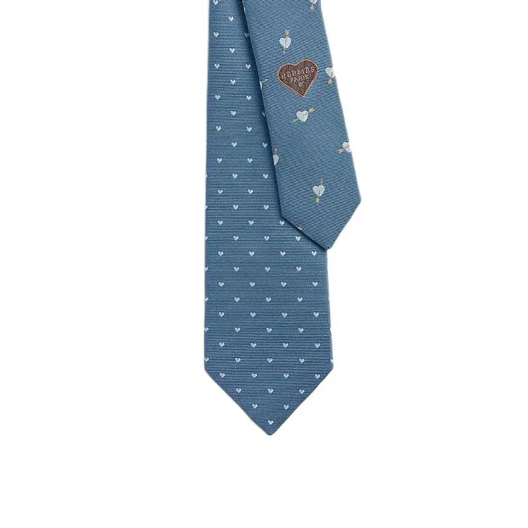 HERMES Шелковый кашемировый галлет мужской светло-голубой, Light Blue — фото 2