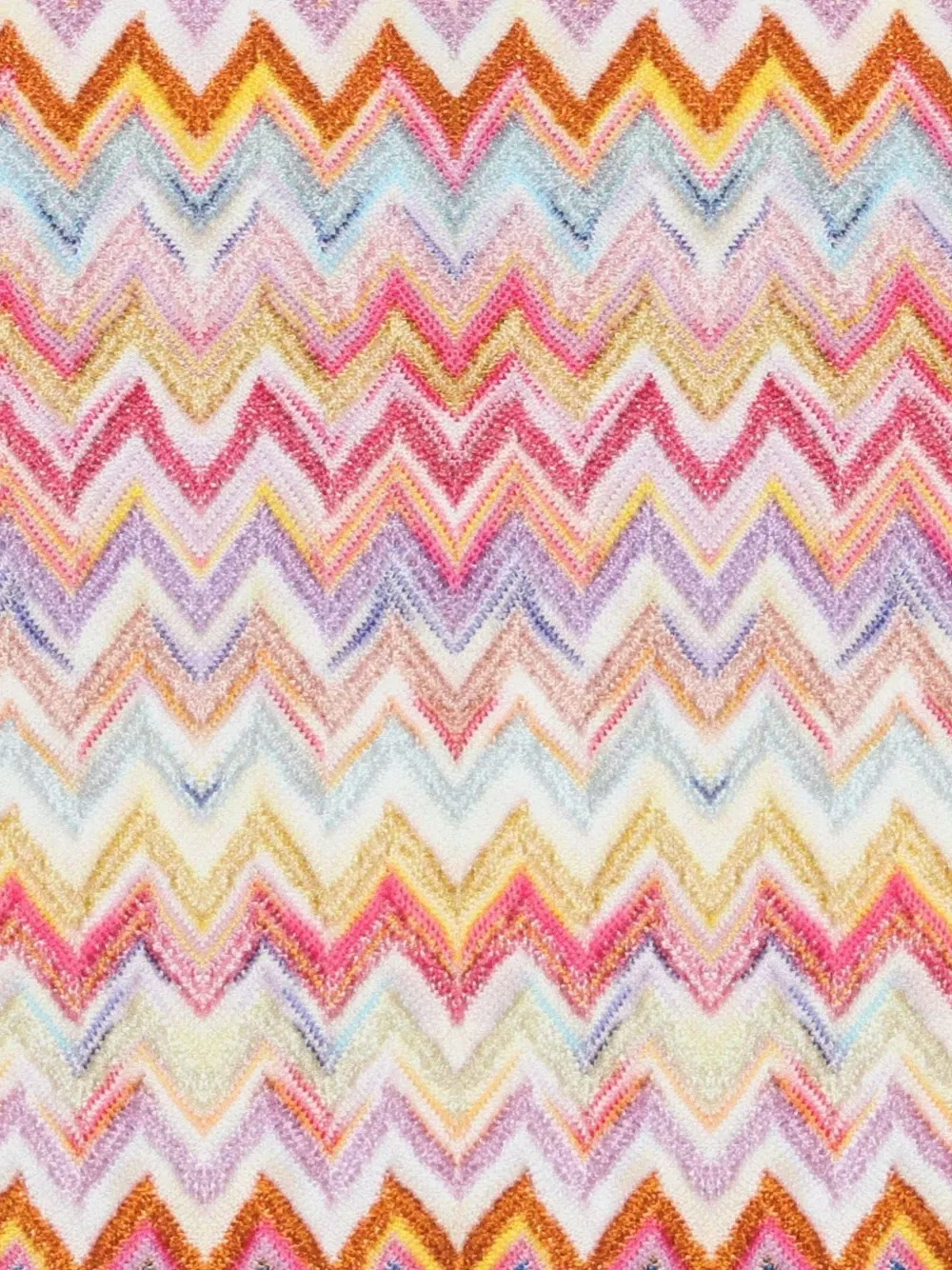 Купальник на одно плечо с зигзагообразным узором Missoni Kids, белый — фото 3