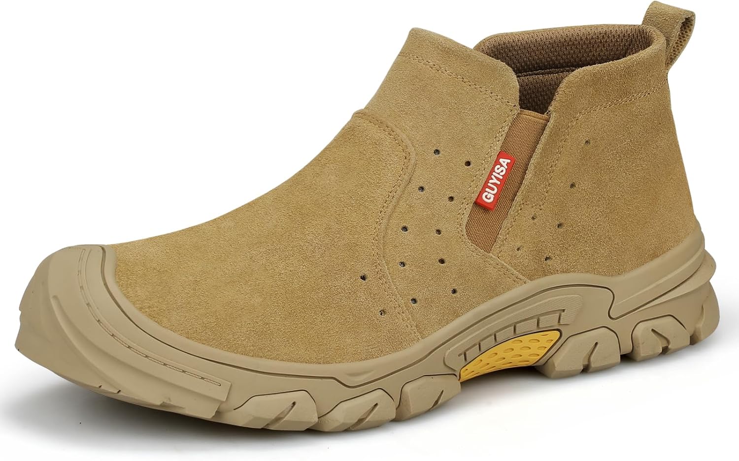 

Рабочие сварочные ботинки GLANOUDUN для мужчин, без шнурков, с металлическим носком, неразрушимые ботинки с металлическим носком, рабочая обувь сварщика для мужчин, огнестойкая защитная обувь для строительства, мужская рабочая и защитная обувь,...