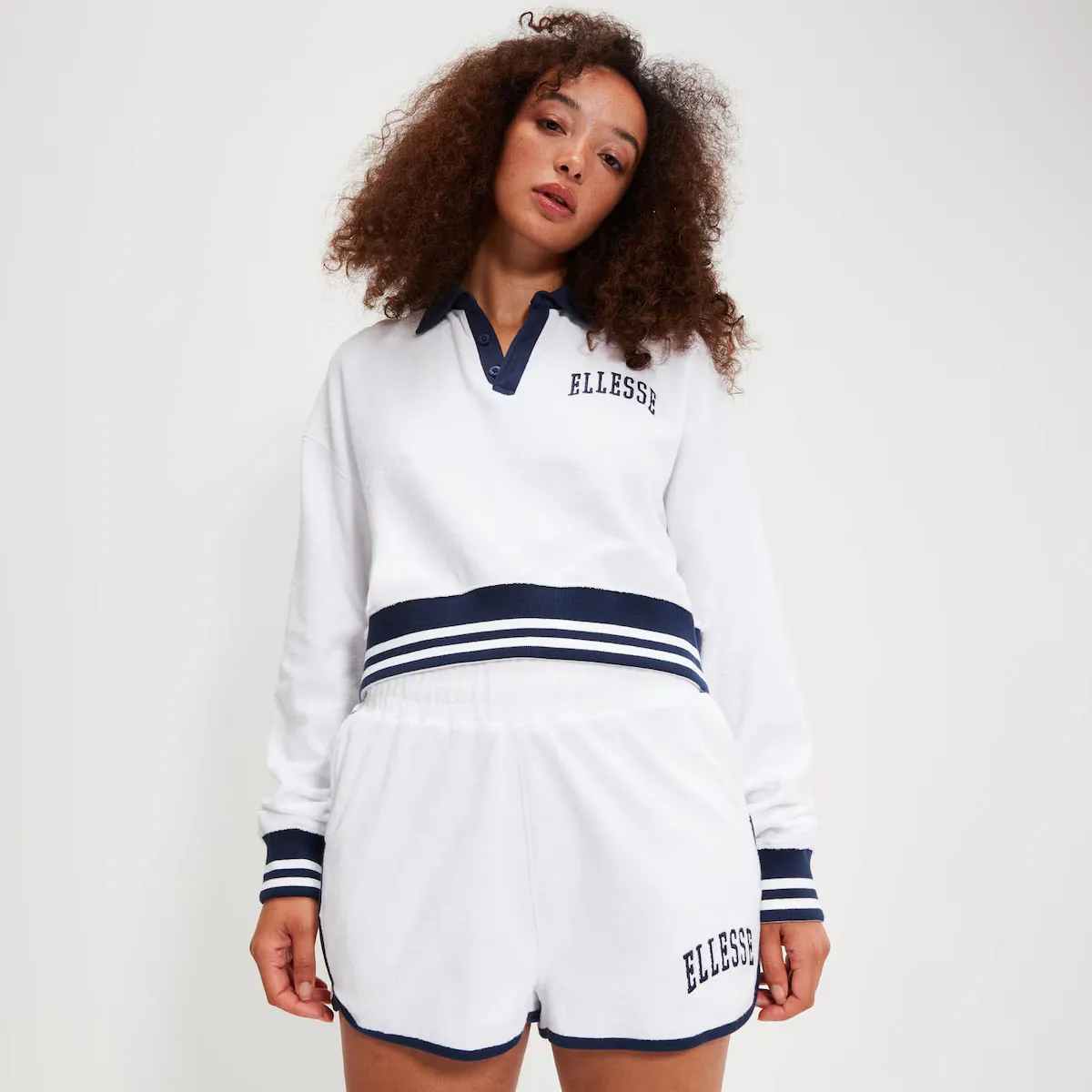 

Crocetta укороченный свитшот Ellesse женский свитшот, белый
