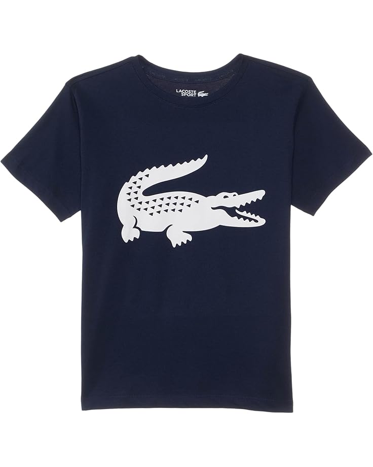 

Футболка Lacoste Kids Oversized XXL Logo Tennis T-shirt, цвет Navy Blue