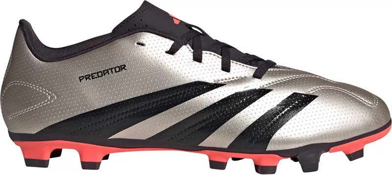 Футбольные бутсы Adidas Predator Club FxG, цвет Silver/Black