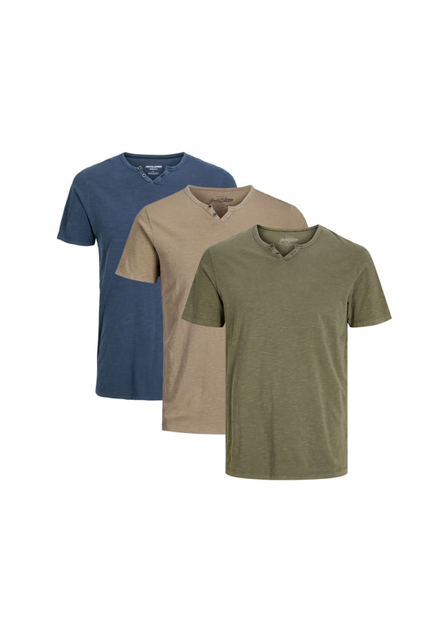 

Футболка упаковка 3 шт. Jack & Jones, мультиколор