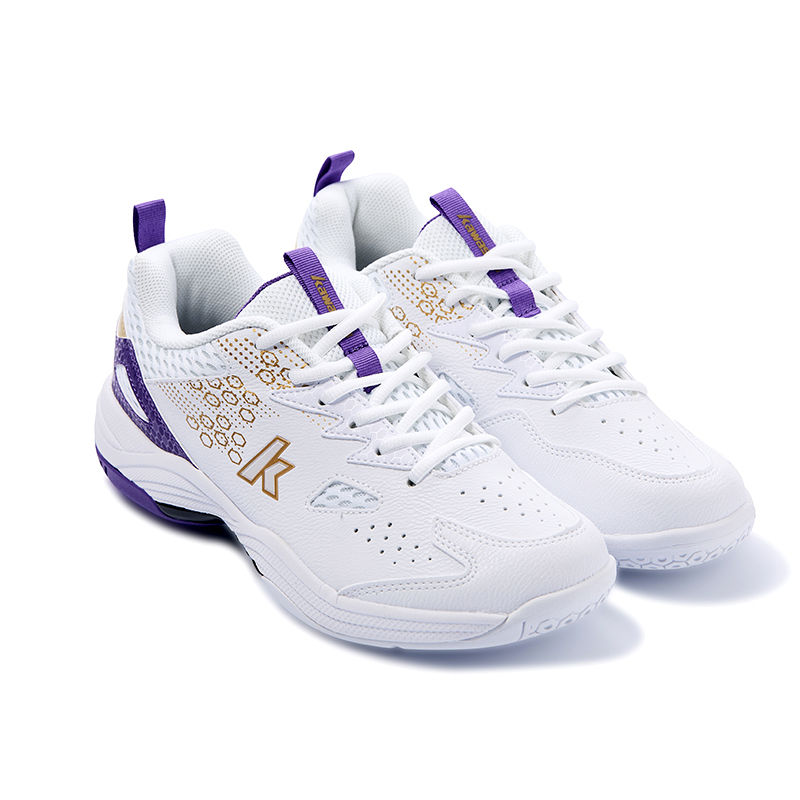 Футболка Feiyue 1.0 с амортизацией, противоскользящая, износостойкая, низкие кроссовки для бадминтона унисекс Kawasaki, бело-синяя — фото 3