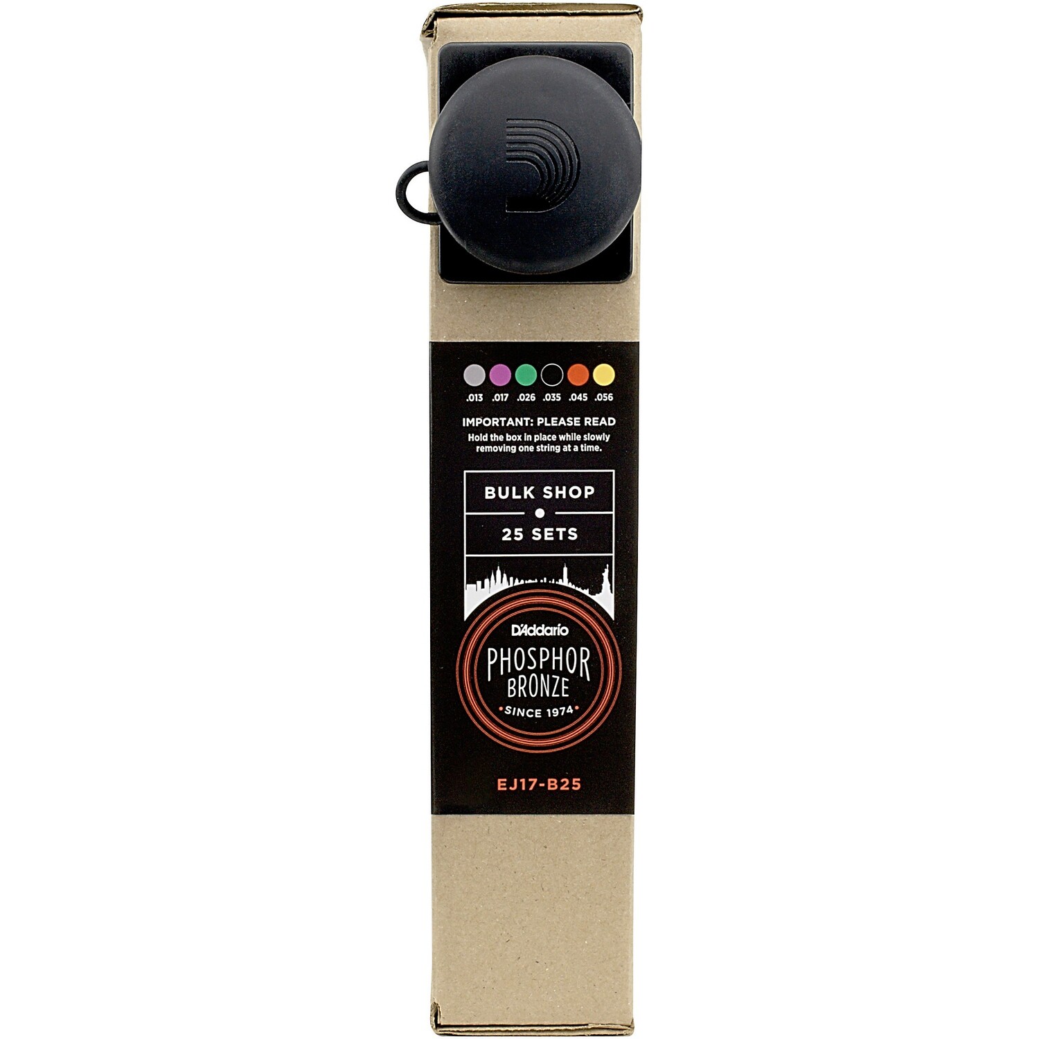 

Струны D'Addario EJ17 Bulk Pack для акустической гитары среднего размера из фосфористой бронзы