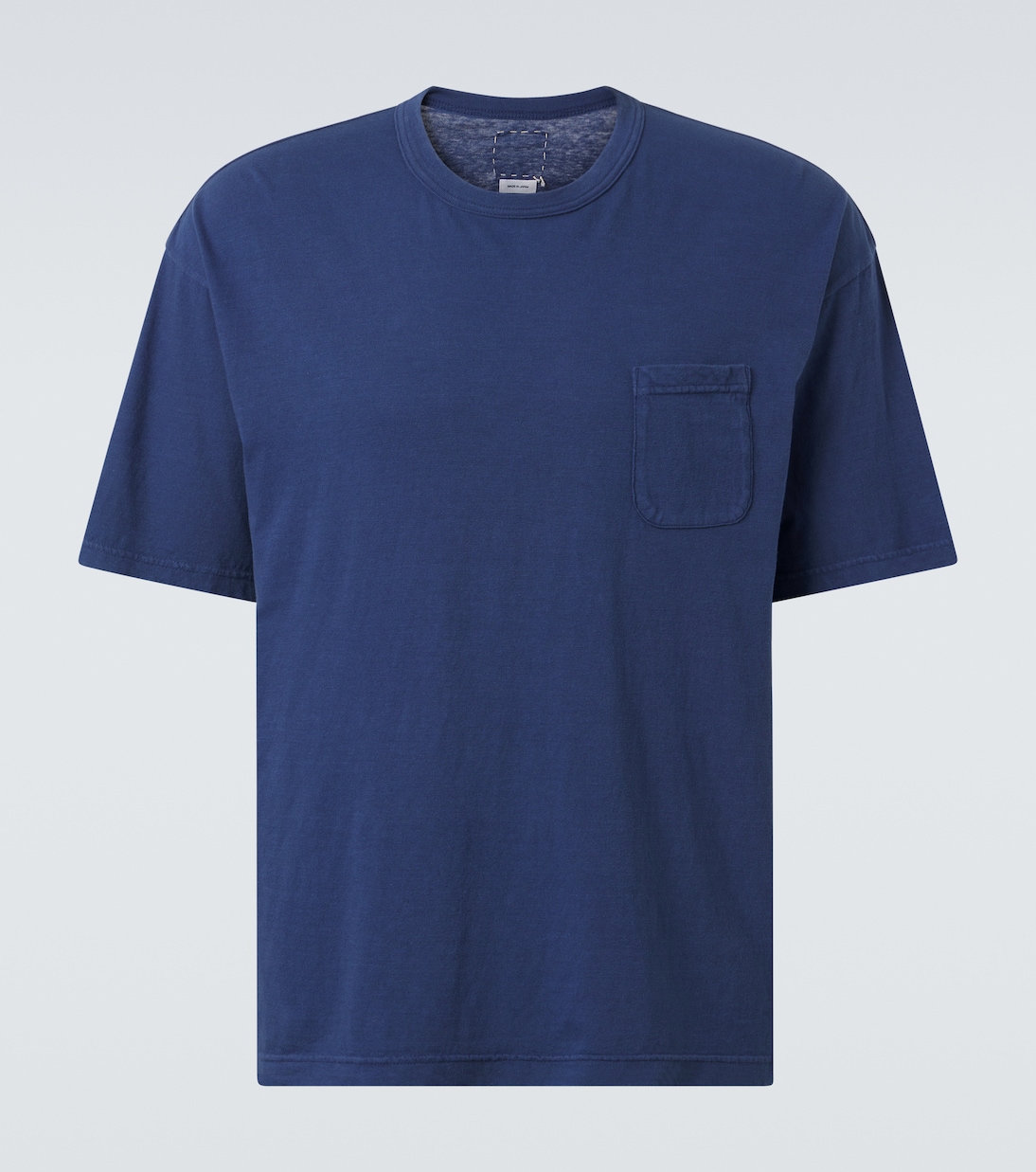 

Футболка Jumbo из хлопковой смеси Visvim, темно-синий