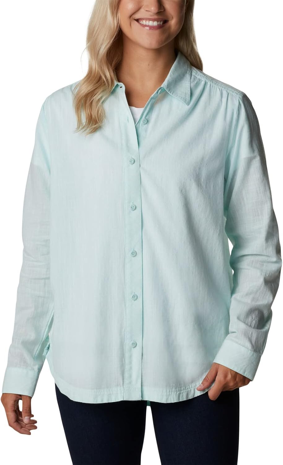 

Женская рубашка Columbia Camp Henry III Ls, Icy Morn Chambray