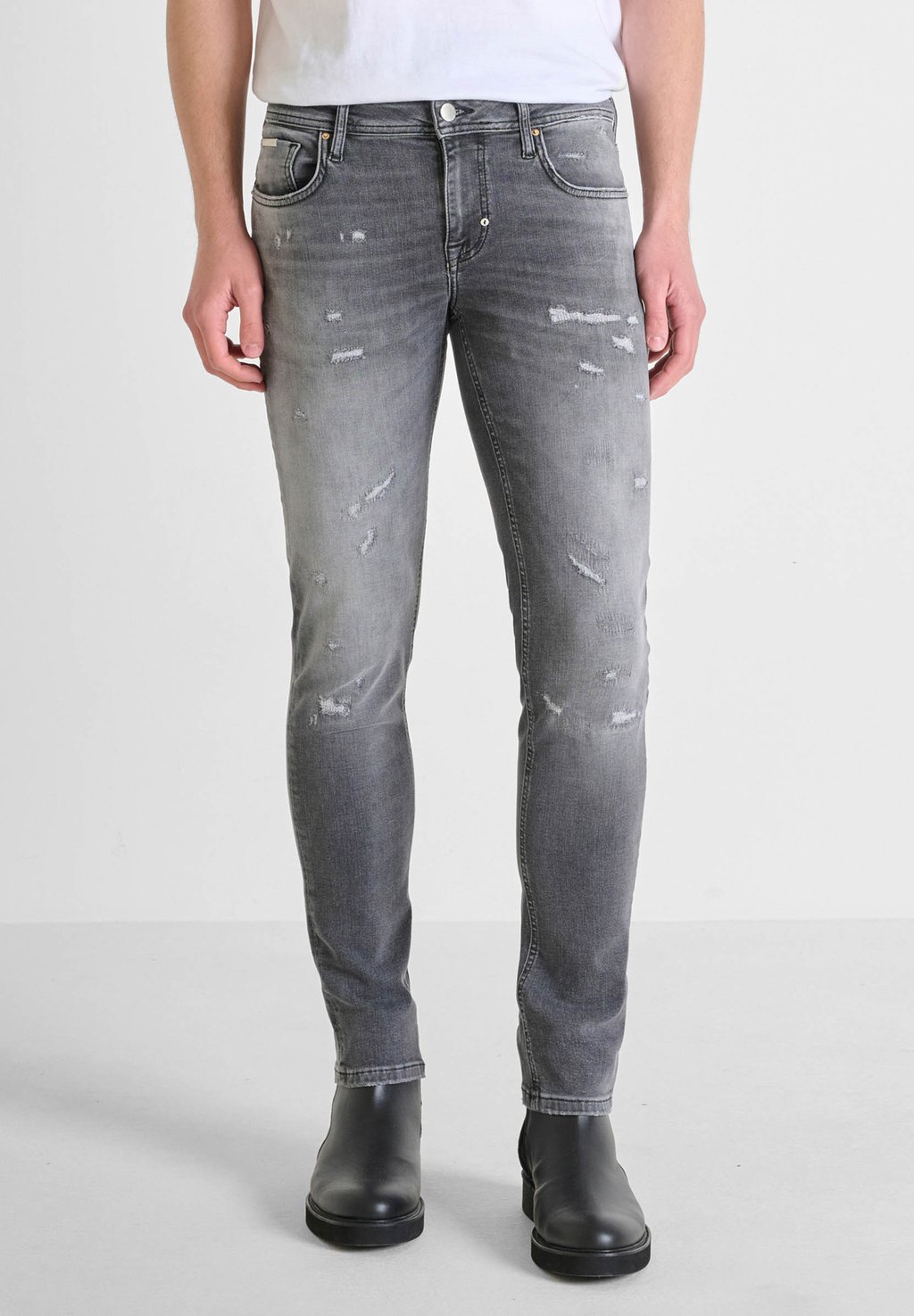 

Джинсы облегающего кроя OZZY IN STRETCH AUTHENTIC LOOK Antony Morato, черный