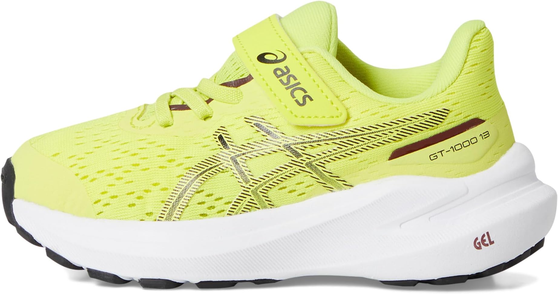 Кроссовки ASICS Kids GT-1000 13 Pre-School, цвет Citron/White — фото 4