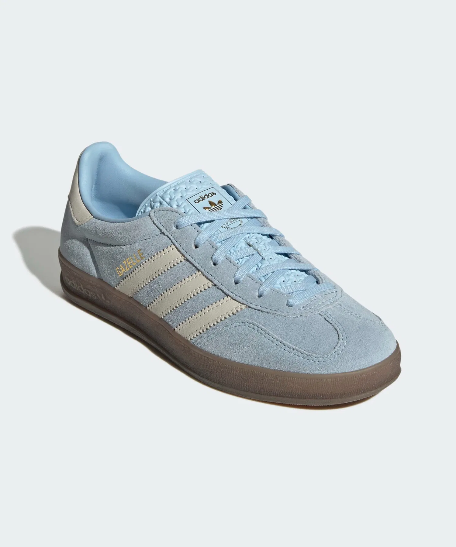 Мужские/Женские кроссовки Gazelle Indoor adidas синие — фото 4