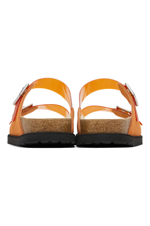 1774 Arizona PVC молочные сандалии Birkenstock, оранжевый — фото 2