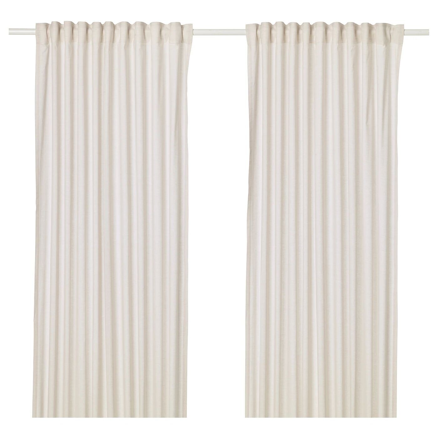 

2 шторы, бежевые, 145х250 см, HANNALILL IKEA