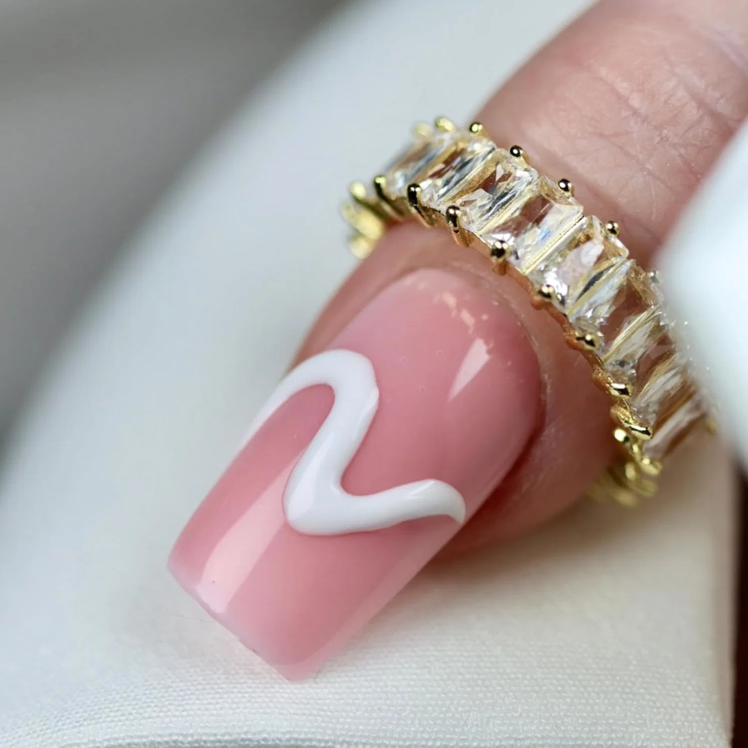 Белый 3D УФ-гель для дизайна ногтей, 8 мл Boska Nails, White — фото 3